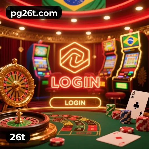 26t App home screen with mobile slots and casino categories